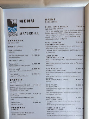 Black Beach Restaurant menu 4