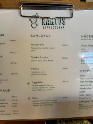 Kaktus Espressobar menu 2